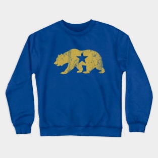 Retro California Golden State Bear Crewneck Sweatshirt